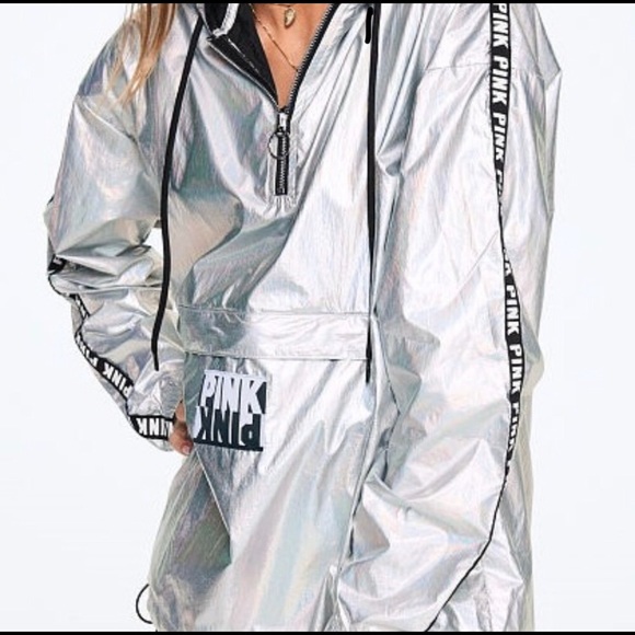 PINK Victoria Secret Silver Jacket - Picture 5 of 6